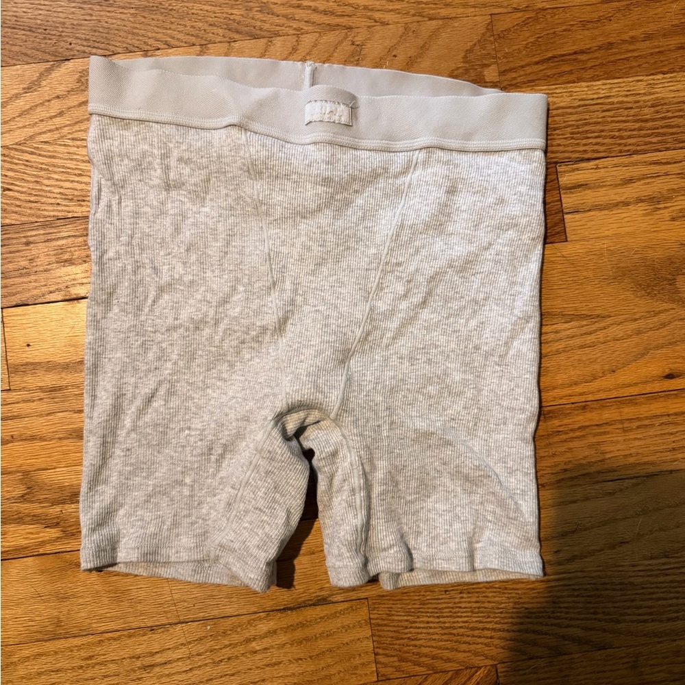 Skims grey boxer shorts